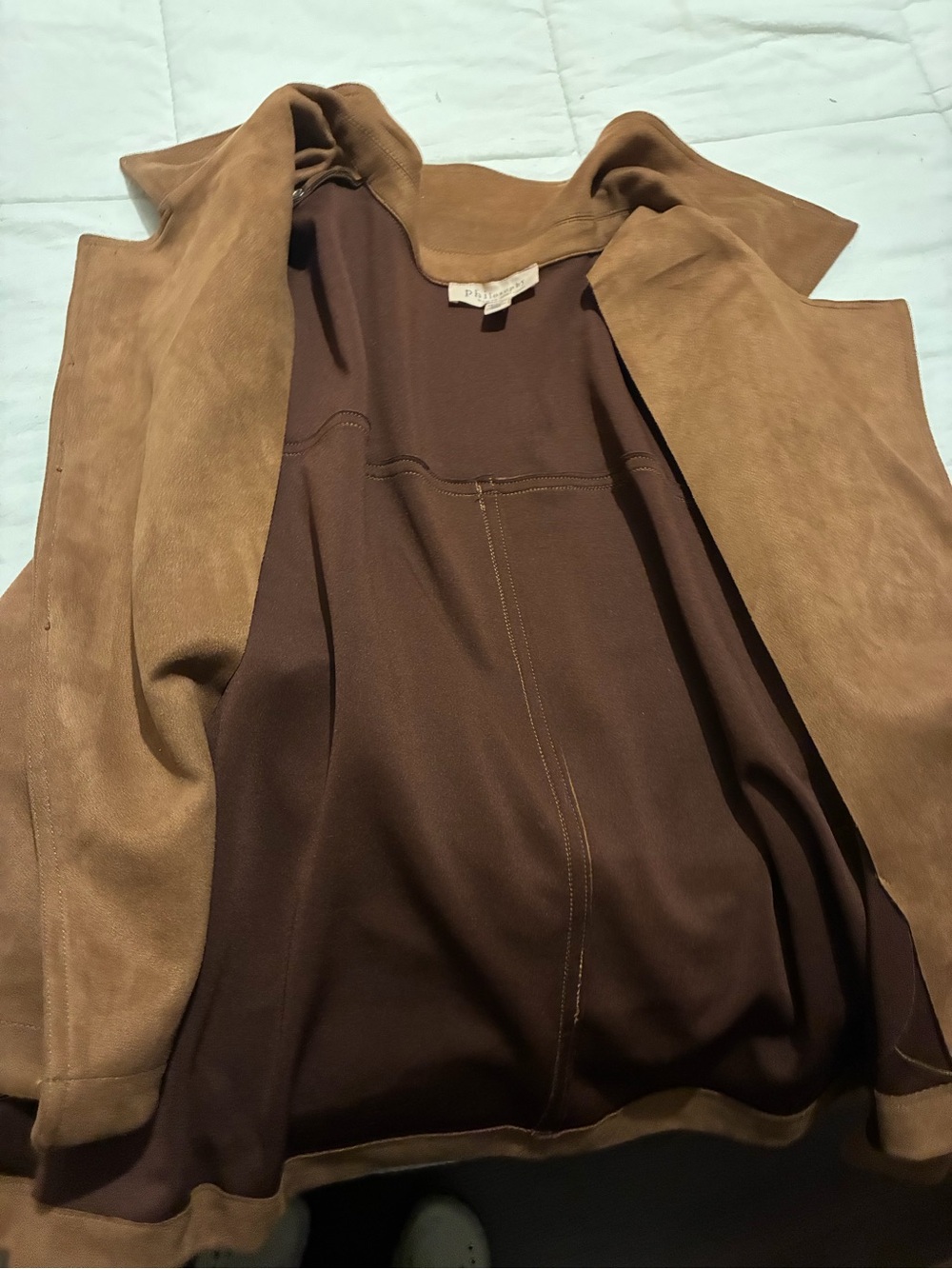 Brown Suede Philosophy Jacket